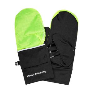 Rękawiczki do biegania Endurance Silverton Run Mittens. Brązowe rękawiczki ENDURANCE, bez wzorów. Za 89,99 zł.