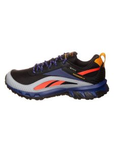 Reebok Buty "Ridgerider 6 GTX" w kolorze czarnym do biegania rozmiar: 40,5. Czarne buty sportowe Reebok, bez wzorów, z gore-texu, bez zapięcia, do biegania, gore-tex. Za 237,45 zł.