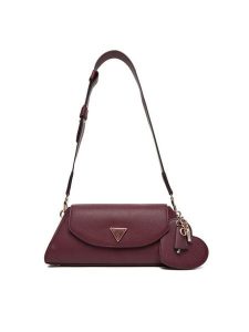 Guess Torebka Bolena HWZG92 07190 Bordowy. Czerwone torebki klasyczne Guess, z aplikacjami, ze skóry, bez dodatków. Za 579,99 zł.
