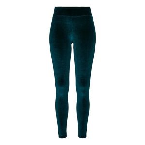 Damskie legginsy z wysoką talią Urban Classics velvet. Czerwone legginsy Urban Classics, bez wzorów, z podwyższonym stanem. Za 137,00 zł.