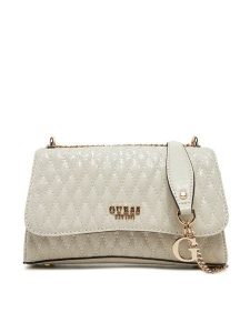 Guess Torebka HWGG96 26210 Écru. Listonoszki Guess, z aplikacjami, ze skóry, bez dodatków. Za 349,99 zł.
