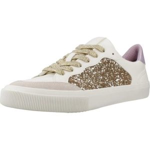 Buty GEOX D EMMELENY Biały. Białe buty trekkingowe Geox, z syntetyku, bez zapięcia. Za 369,99 zł.