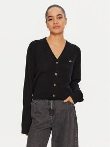 Miss Sixty Kardigan 6L3RJ3990000 Czarny Regular Fit. Czarne kardigany Miss Sixty, z kaszmiru. Za 539,99 zł.