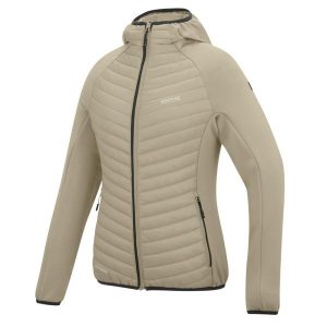 Damska Andreson Stretch Water-Resistlent Hybrid quilted Jacket. Brązowe kurtki Regatta, bez wzorów, z puchu, bez kaptura. Za 288,50 zł.