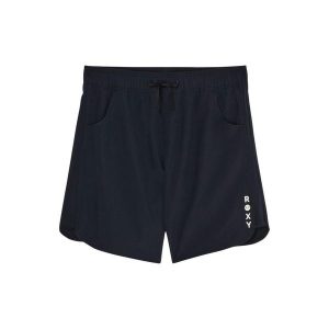Spodenki boardshort dla Kobiety ROXY WAVE 9" Czarny. Szare szorty Roxy, bez wzorów, z elastanu, sportowe. Za 219,99 zł.