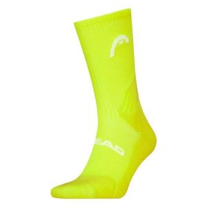 Skarpety sportowe Head Tennis Performance Crew Socks 1P. Żółte skarpetki Head, bez wzorów. Za 43,00 zł.