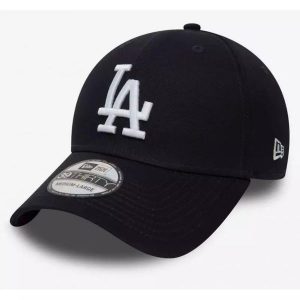 Czapka z daszkiem New Era 39THIRTY MLB Los Angeles Dodgers 10145640. Niebieskie czapki New Era, bez wzorów, sportowe. Za 130,88 zł.