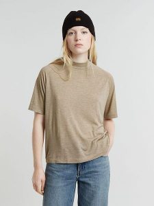 G-Star Koszulka w kolorze beżowym rozmiar: L. Brązowe bluzki G-Star, l, bez wzorów, z wełny, retro, bez kołnierzyka, bez ramiączek. Za 101,95 zł.