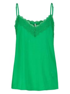 Fresh Made Top w kolorze zielonym rozmiar: XS. Zielone topy Fresh Made, s, bez wzorów, z koronki, klasyczne, bez kołnierzyka, bez ramiączek. Za 41,95 zł.