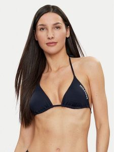 Tommy Hilfiger Góra od bikini UW0UW05301 Granatowy. Niebieskie bikini TOMMY HILFIGER, bez wzorów, z syntetyku. Za 219,99 zł.