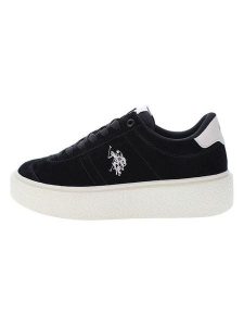 U.S. Polo Assn. Sneakersy w kolorze czarnym rozmiar: 35. Czarne trampki U.S. Polo Assn., bez wzorów, bez zapięcia. Za 213,18 zł.