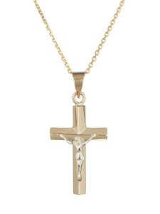 OR ÉCLAT Złota zawieszka "Croix de Jésus" rozmiar: onesize. Żółte zawieszki OR ÉCLAT, złote. Za 448,99 zł.