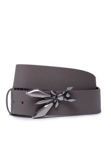 Patrizia Pepe Pasek Damski CW0471/L001-B744 Szary. Szare paski Patrizia Pepe, bez wzorów, ze skóry. Za 361,49 zł.