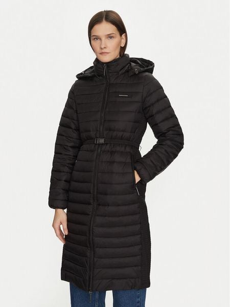 Calvin Klein Kurtka zimowa K20K207732 Czarny Slim Fit. Czarne kurtki Calvin Klein, na zimę, s, bez wzorów, z syntetyku, bez kaptura. Za 579,99 zł.