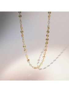 MOODE Naszyjnik "Axelle" - dł. 40 cm rozmiar: onesize. Żółte naszyjniki MOODE, ze stali. Za 56,99 zł.