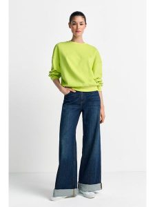 Rich & Royal Bluza w kolorze zielonym rozmiar: M. Zielone bluzy Rich & Royal, m, bez wzorów, z bawełny, bez kaptura. Za 154,79 zł.