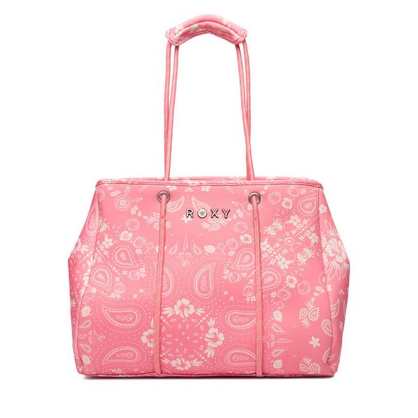 Torebka Roxy. Czerwone shopper bag Roxy, bez wzorów, bez dodatków. Za 169,99 zł.
