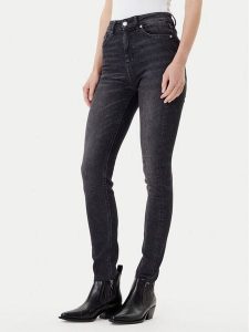 HUGO Jeansy Girali_2 50541462 Szary Skinny Fit. Szare jeansy Hugo, bez wzorów, z bawełny. Za 439,99 zł.