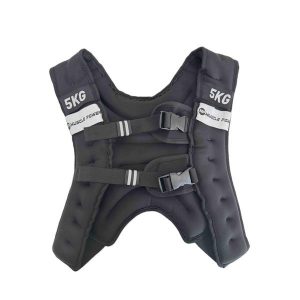 Kamizelka obciążeniowa - 5 kg. Kamizelki MUSCLE POWER, bez wzorów, bez kołnierzyka, bez ramiączek, bez kaptura. Za 343,00 zł.