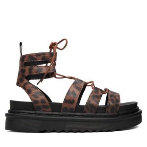 Sandały REPLAY. Brązowe sandały Replay, bez wzorów, bez obcasa, na płaskiej podeszwie, bez zapięcia. Za 399,99 zł.