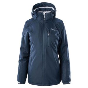 Kurtka damska ocieplana Hi-Tec Lady Orebro II - granatowa, Rozmiar L. Brązowe kurtki Hi-tec, na zimę, l, bez wzorów. Za 209,99 zł.