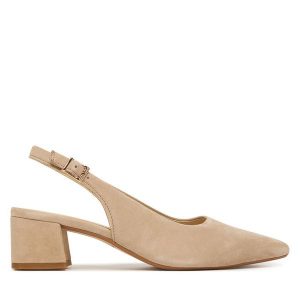 Czółenka Vagabond Shoemakers. Białe czółenka Vagabond Shoemakers, bez wzorów, bez obcasa, bez zapięcia. Za 539,99 zł.