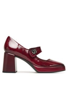 Hispanitas Półbuty HI254305 Bordowy. Czerwone czółenka Hispanitas, bez wzorów, ze skóry, bez obcasa, na obcasie, bez zapięcia. Za 479,99 zł.