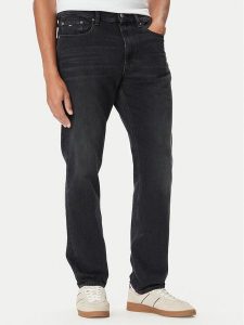 Tommy Jeans Jeansy Rayan DM0DM23683 Czarny Straight Leg. Czarne jeansy Tommy Jeans, bez wzorów, z bawełny. Za 415,99 zł.
