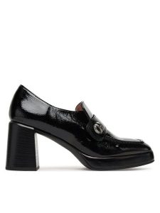 Hispanitas Półbuty HI254229 Czarny. Czarne czółenka Hispanitas, bez wzorów, ze skóry, bez obcasa, na obcasie, bez zapięcia. Za 469,99 zł.