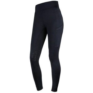 Damskie legginsy jeździeckie o średniej przyczepności Schockemöhle Sports. Czarne legginsy SCHOCKEMÖHLE, bez wzorów, z materiału. Za 382,00 zł.