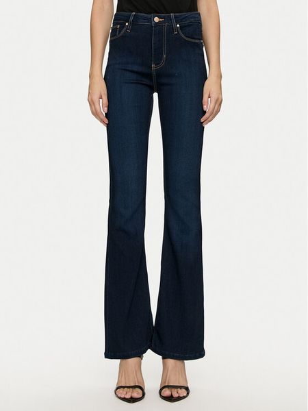 Guess Jeansy W4BA0L D5HC1 Granatowy Skinny Fit. Niebieskie jeansy Guess, z aplikacjami, z jeansu. Za 289,99 zł.