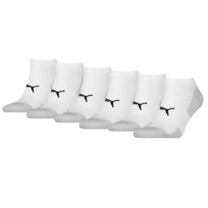 Skarpety Puma Sport Sneaker Amortyzowane, 6-pak, białe. Białe skarpetki Puma, bez wzorów, z elastanu. Za 162,99 zł.
