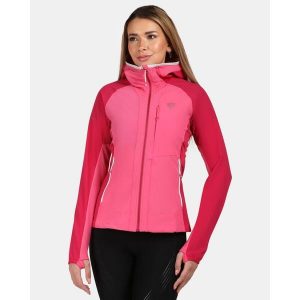 Damska kurtka softshell Kilpi BALEO-W. Czerwone kurtki Kilpi, xs, bez wzorów, z nylonu, bez kaptura. Za 422,05 zł.