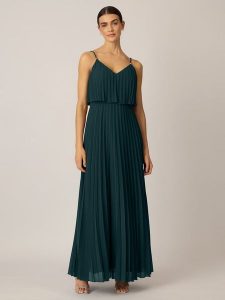 APART Sukienka w kolorze zielonym rozmiar: 38. Zielone sukienki Apart, bez wzorów, bez kołnierzyka, bez ramiączek, maxi. Za 208,99 zł.