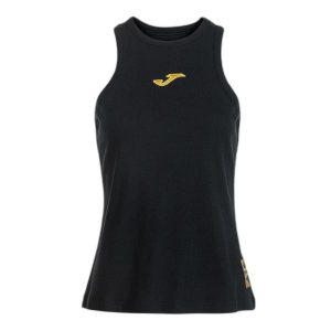 Damski tank top Joma Combat. Czarne topy JOMA, xl, bez wzorów, z bawełny, klasyczne, bez kołnierzyka, bez ramiączek. Za 102,00 zł.