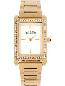Sophie & Freda Zegarek kwarcowy "Wilmington" w kolorze złoto-białym rozmiar: onesize. Białe, analogowe zegarki Sophie & Freda. Za 260,99 zł.