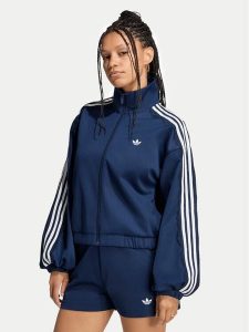Adidas Bluza Lace Oversized Archive Track Top LG4277 Niebieski Regular Fit. Niebieskie bluzy ADIDAS, xs, bez wzorów, z syntetyku, bez kaptura. Za 399,99 zł.