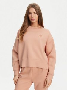 Lacoste Bluza SF5614 Pomarańczowy Oversize. Brązowe bluzy Lacoste, bez wzorów, z bawełny, bez kaptura. Za 359,99 zł.