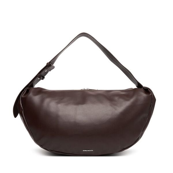 Torebka GINO ROSSI. Brązowe torebki klasyczne Gino Rossi, bez wzorów, bez dodatków. Za 239,99 zł.