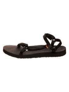Teva Sandały "Slim" w kolorze czarnym rozmiar: 38. Czarne sandały Teva, bez wzorów, z otwartym noskiem, bez obcasa, bez zapięcia. Za 184,95 zł.