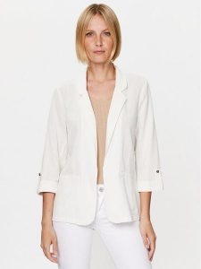 Vero Moda Marynarka Jesmilo 10279700 Biały Regular Fit. Białe marynarki i żakiety Vero Moda, xl, bez wzorów, z wiskozy. Za 119,99 zł.