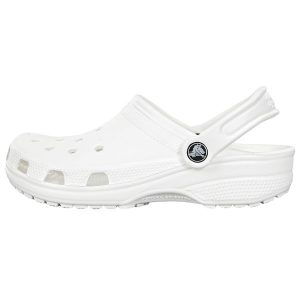 Japonki Crocs Classic, Biały, Dla obu płci. Białe klapki Crocs, bez wzorów, z materiału, bez obcasa. W wyprzedaży za 193,05 zł.