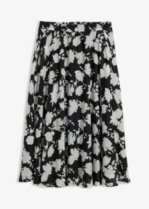 Spódnica maxi. Czarne spódnice bonprix, bez wzorów, maxi. Za 44,99 zł.