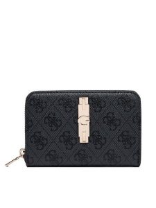 Guess Portfel Yvonne Logo Slg SWSG23 78140 Szary ciemny. Szare portfele Guess, z aplikacjami, ze skóry. Za 264,99 zł.