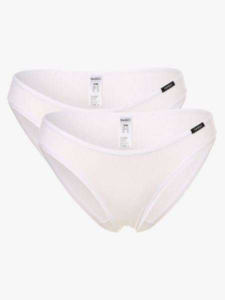 SKINY Figi pakowane po 2 szt. Kobiety Bawełna biały, 38. Białe figi Skiny, bez wzorów, z bawełny. Za 109,95 zł.