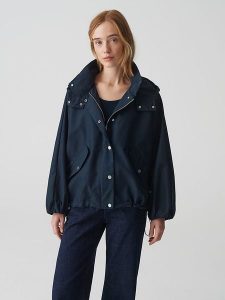 OPUS Kurtka przejściowa w kolorze granatowym rozmiar: 36. Niebieskie kurtki Opus, bez wzorów, bez kaptura. Za 304,99 zł.