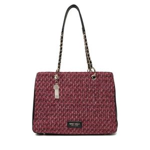 Torebka Nine West. Czerwone torebki klasyczne Nine West, bez wzorów, bez dodatków. Za 209,99 zł.