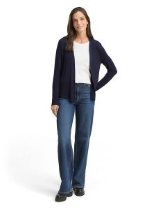 Tom Tailor Kardigan w kolorze granatowym rozmiar: XL. Niebieskie swetry oversize Tom Tailor, xl, bez wzorów, bez ramiączek. Za 52,67 zł.