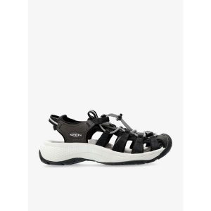Sandały trekkingowe damskie Keen Astoria West Sandal. Czarne buty trekkingowe Keen, bez zapięcia. Za 308,99 zł.