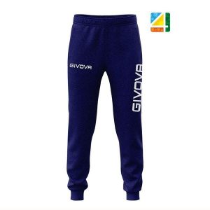 Spodnie dresowe Givova Big Logo XS. Niebieskie spodnie dresowe Givova, xs, bez wzorów, z bawełny. Za 88,10 zł.